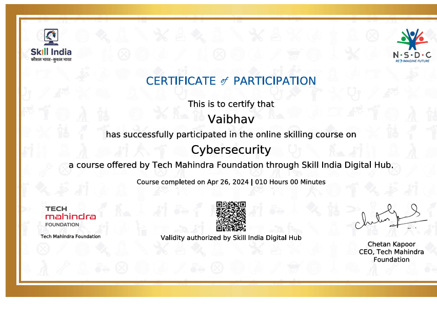 Frontend Certificate
